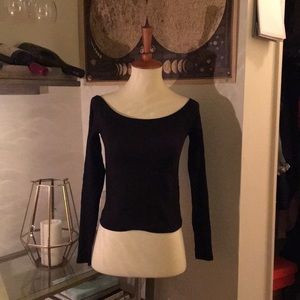 ‼️3 for $15‼️H&M LONG SLEEVE CROP TOP * SIZE M *